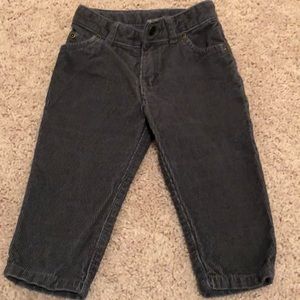 Gray corduroy pants, 12M